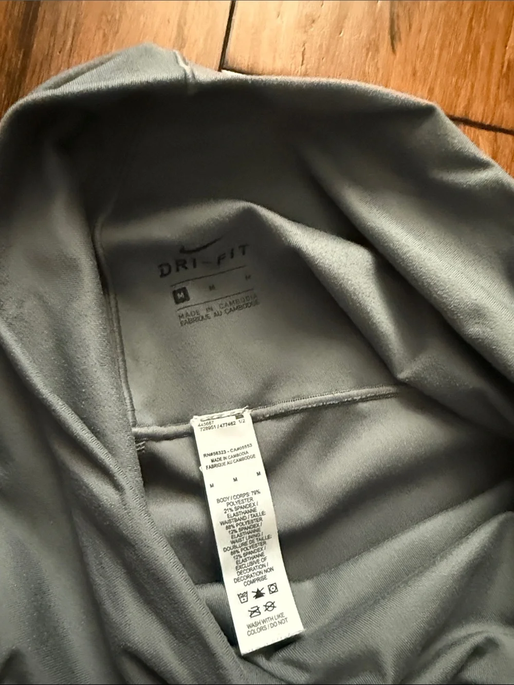 Nike maternity Gray dry fit legging